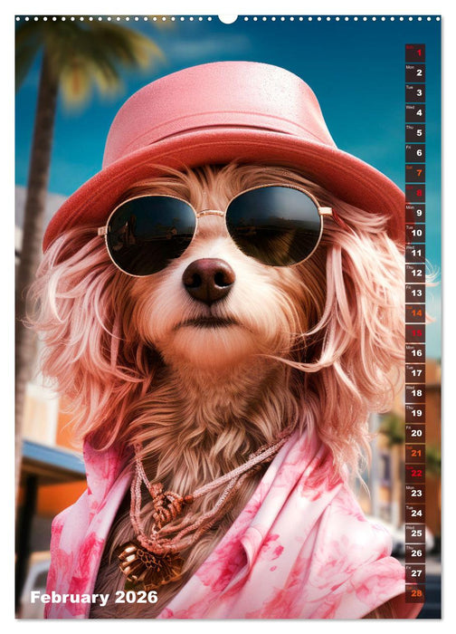 Stylish Dogs (CALVENDO Premium-Calendar 2026)