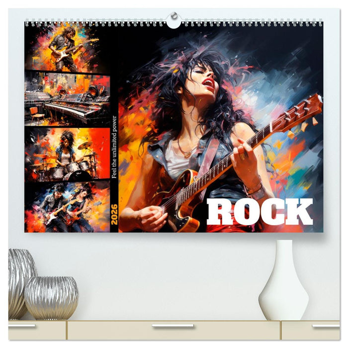 ROCK Feel the unlimited power (CALVENDO Premium-Calendar 2026)
