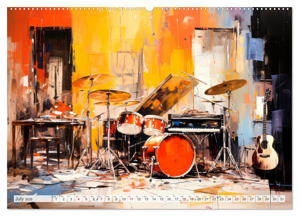 ROCK Feel the unlimited power (CALVENDO Premium-Calendar 2026)