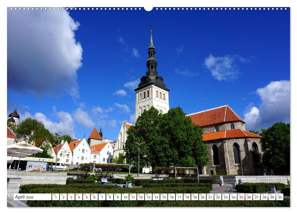 Exploring Tallinn (CALVENDO Monthly Calendar 2026)