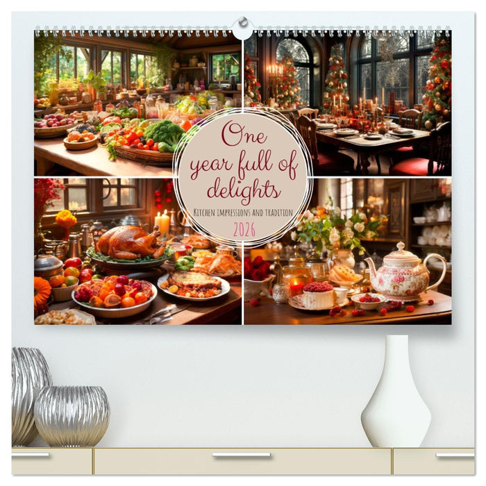 One year full of delights (CALVENDO Premium-Calendar 2026)