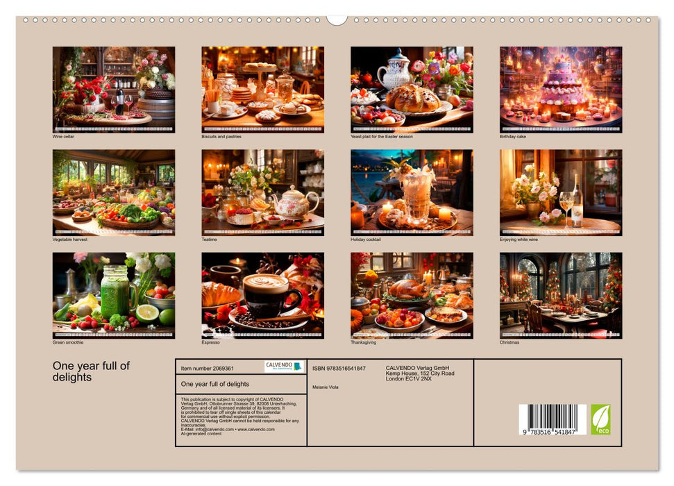 One year full of delights (CALVENDO Premium-Calendar 2026)