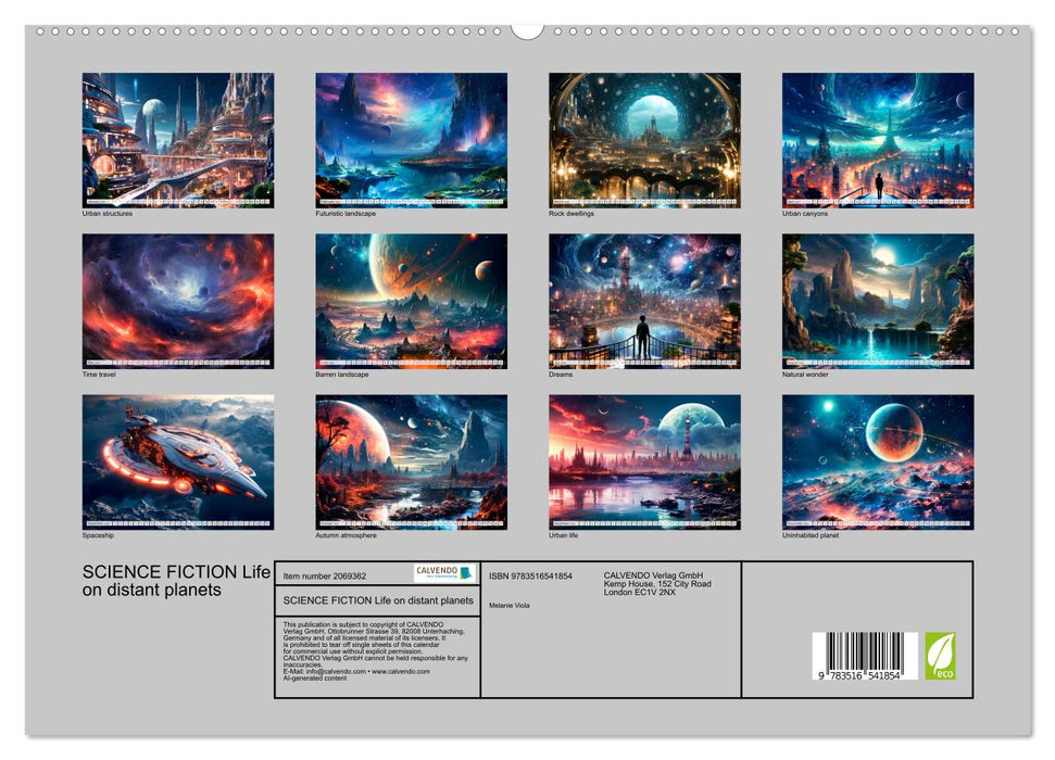 SCIENCE FICTION Life on distant planets (CALVENDO Premium-Calendar 2026)