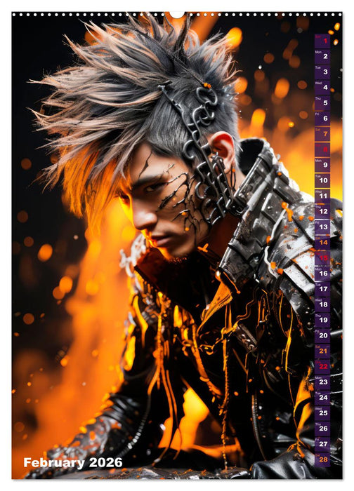 CYBERPUNK Cool guys (CALVENDO Premium-Calendar 2026)