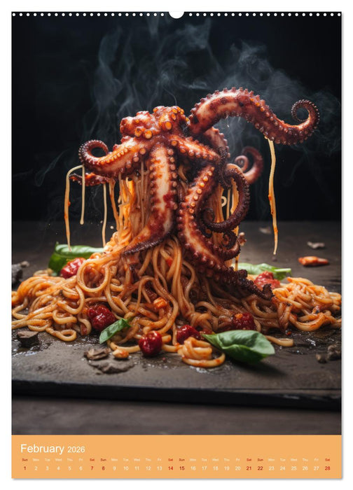 Food Fusion Fantasies (CALVENDO Premium-Calendar 2026)