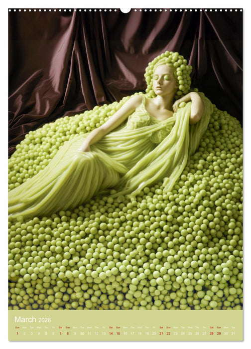 Food Fusion Fantasies (CALVENDO Premium-Calendar 2026)