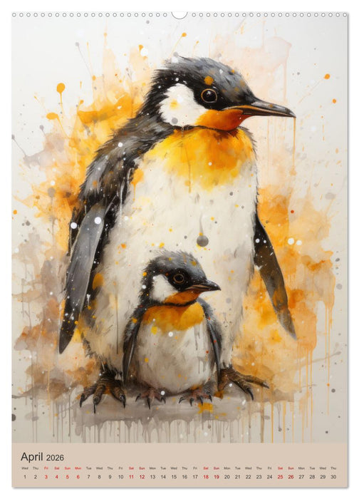 Cute animal families (CALVENDO Premium-Calendar 2026)