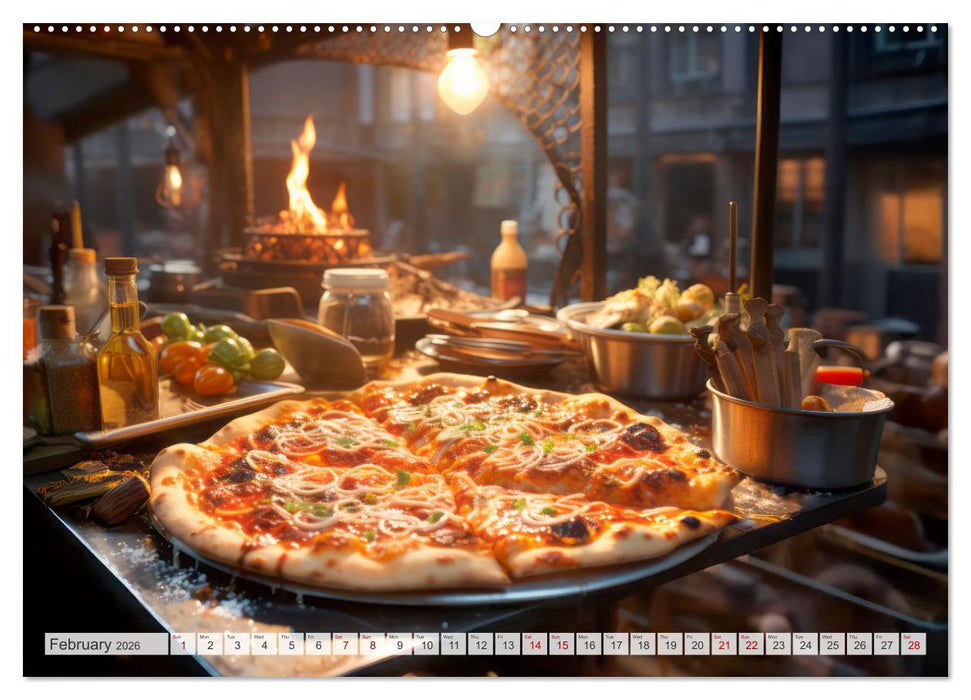 STREET FOOD Impressions around the world (CALVENDO Premium-Calendar 2026)