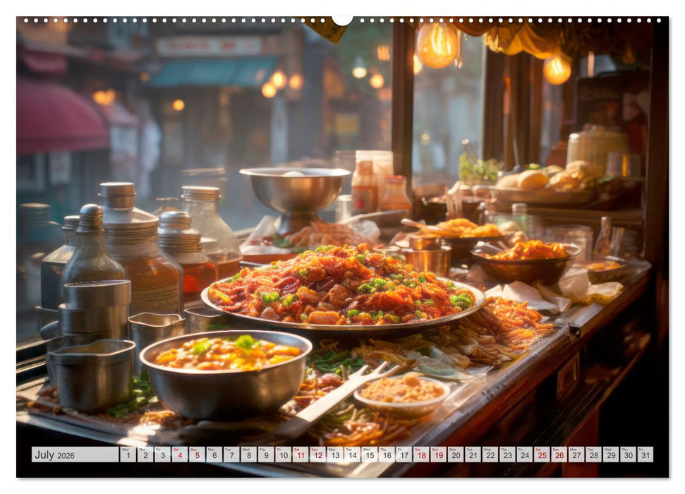 STREET FOOD Impressions around the world (CALVENDO Premium-Calendar 2026)