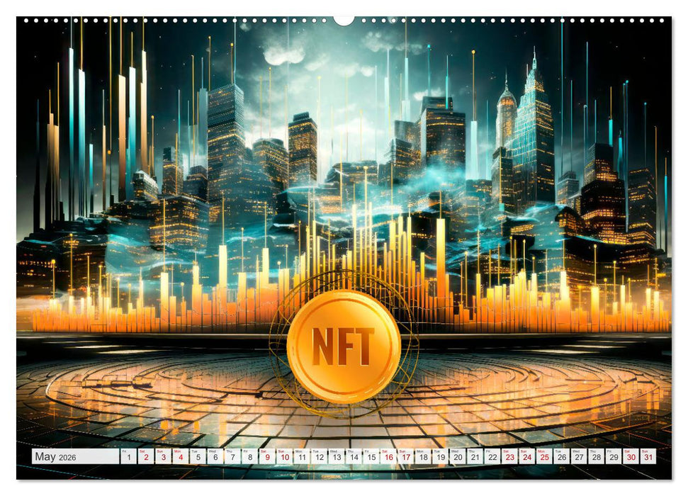 Crypto and Blockchain THE FUTURE HAS BEGUN (CALVENDO Premium-Calendar 2026)