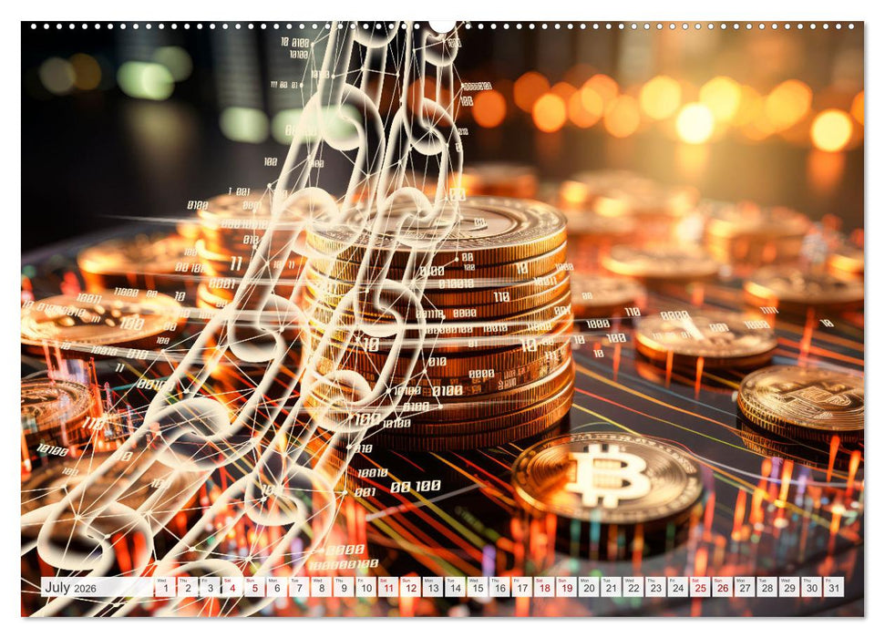 Crypto and Blockchain THE FUTURE HAS BEGUN (CALVENDO Premium-Calendar 2026)