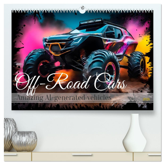 OFF-ROAD CARS Amazing AI-generated vehicles (CALVENDO Premium-Calendar 2026)