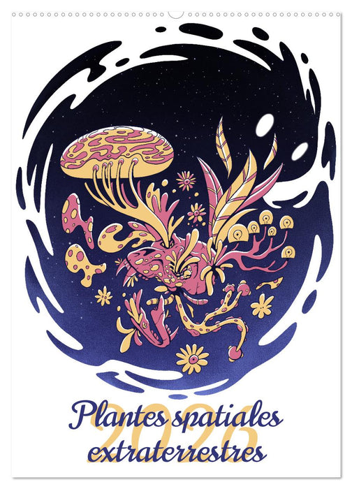 Plantes spatiales extraterrestres (CALVENDO Calendrier mensuel 2026)