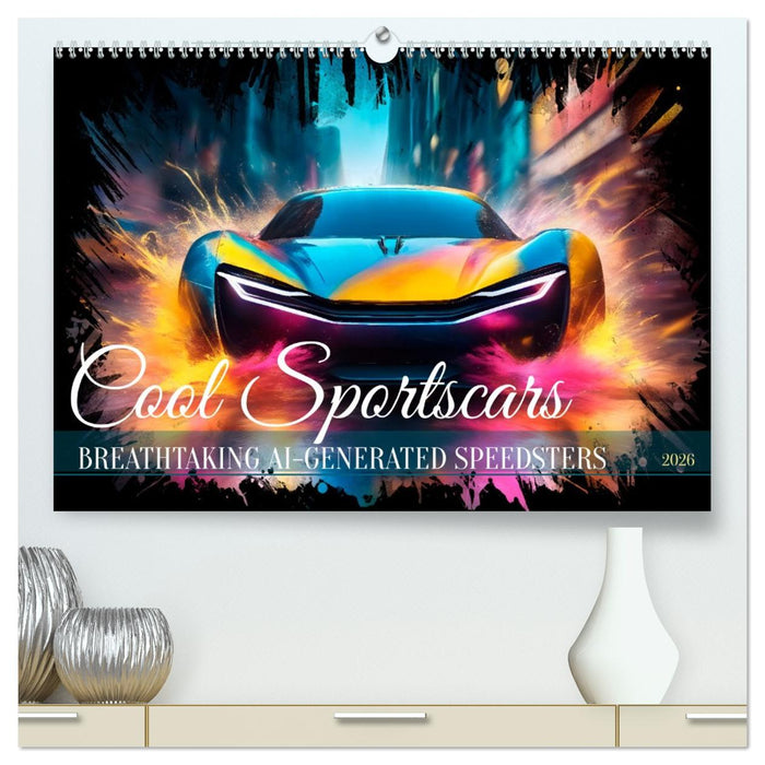 COOL SPORTSCARS Breathtaking AI-generated speedsters (CALVENDO Premium-Calendar 2026)
