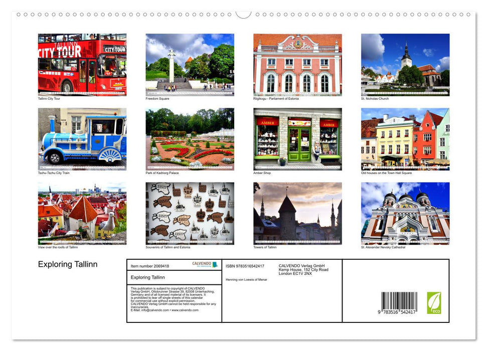 Exploring Tallinn (CALVENDO Premium-Calendar 2026)