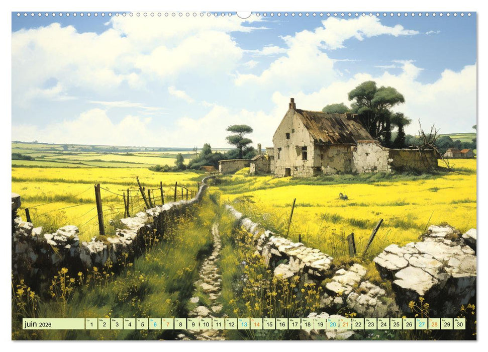 Une vie à la campagne (CALVENDO Calendrier mensuel 2026)