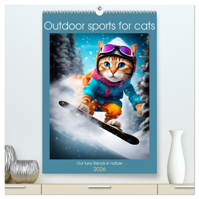 Outdoor sports for cats (CALVENDO Premium-Calendar 2026)
