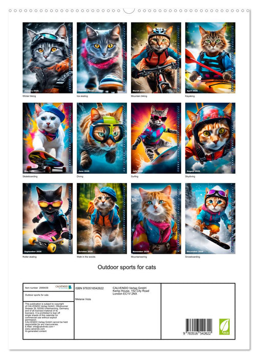Outdoor sports for cats (CALVENDO Premium-Calendar 2026)