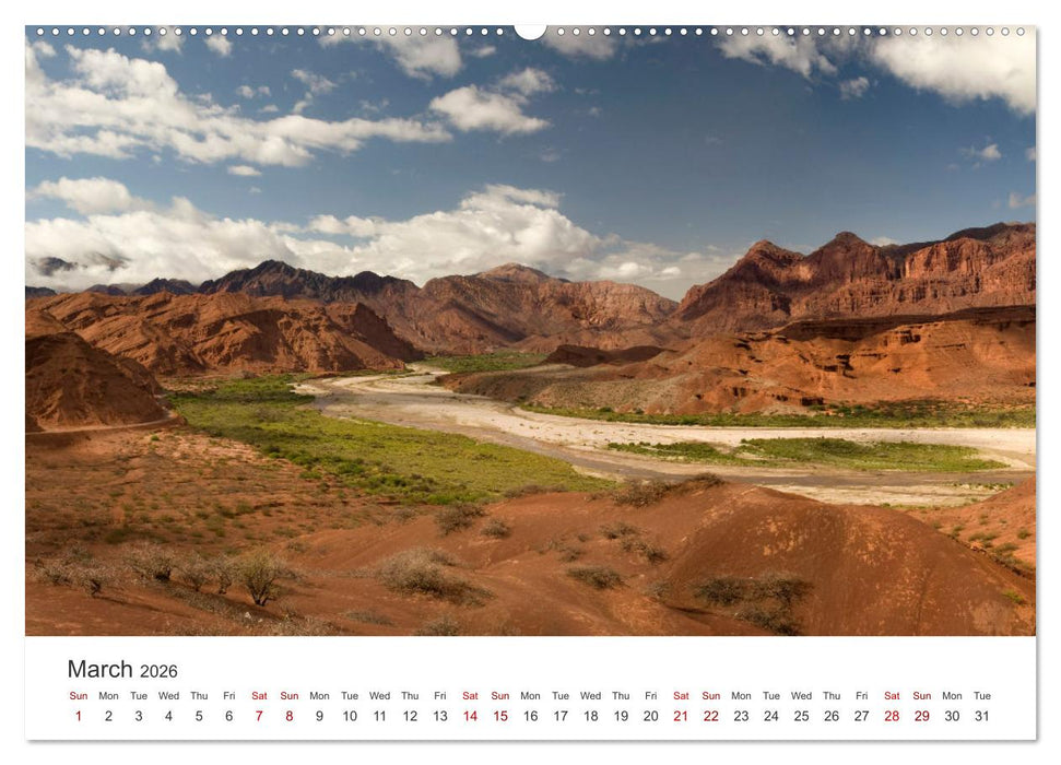 A quick trip to Argentina and Chile (CALVENDO Monthly Calendar 2026)