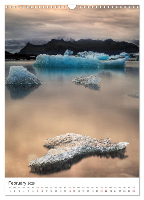 Magic of Iceland - nature photography (CALVENDO Monthly Calendar 2026)