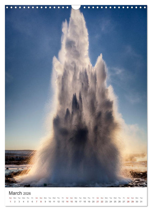 Magic of Iceland - nature photography (CALVENDO Monthly Calendar 2026)