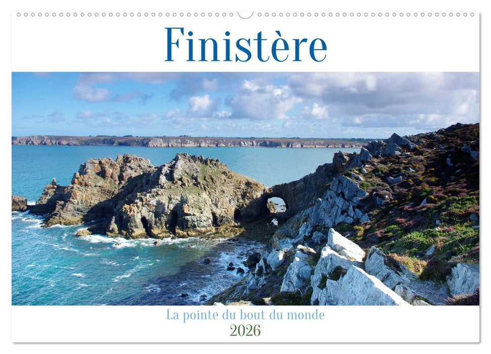 FINISTERE La pointe du bout du monde (CALVENDO Calendrier mensuel 2026)