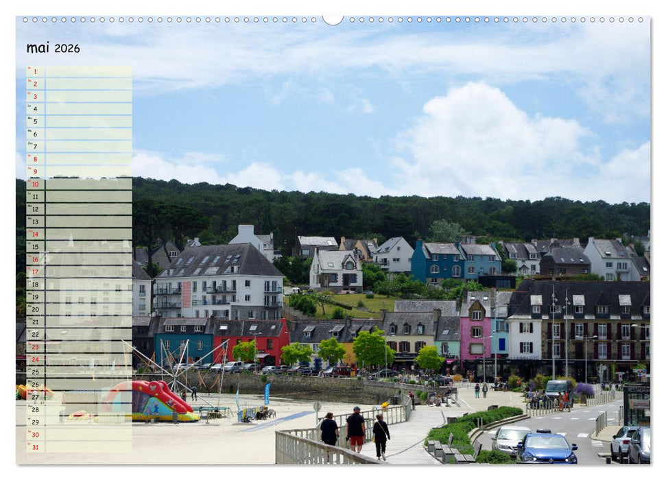 FINISTERE La pointe du bout du monde (CALVENDO Calendrier mensuel 2026)