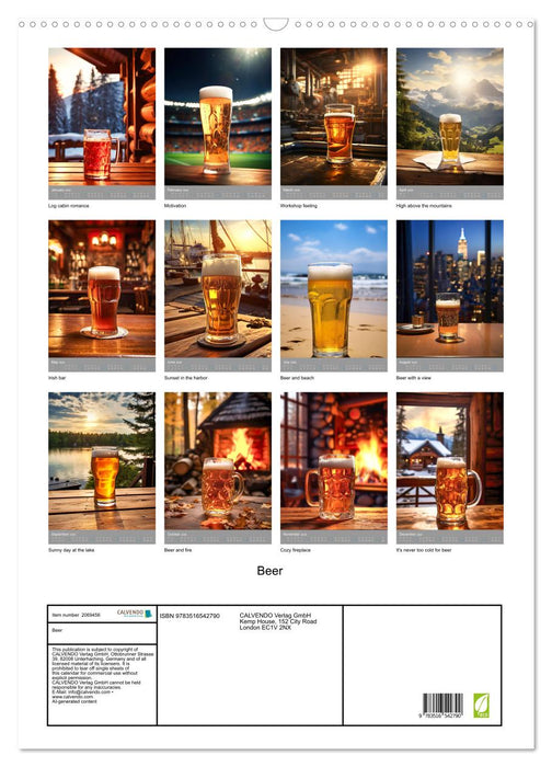 Beer (CALVENDO Monthly Calendar 2026)