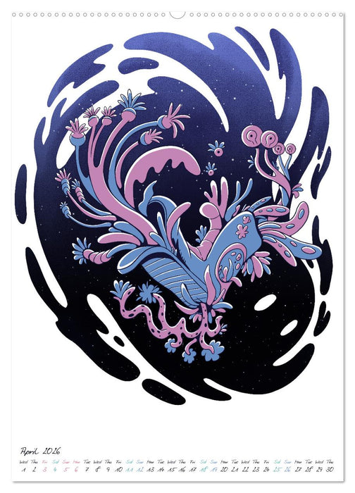 Alien Space Plants (CALVENDO Premium-Calendar 2026)