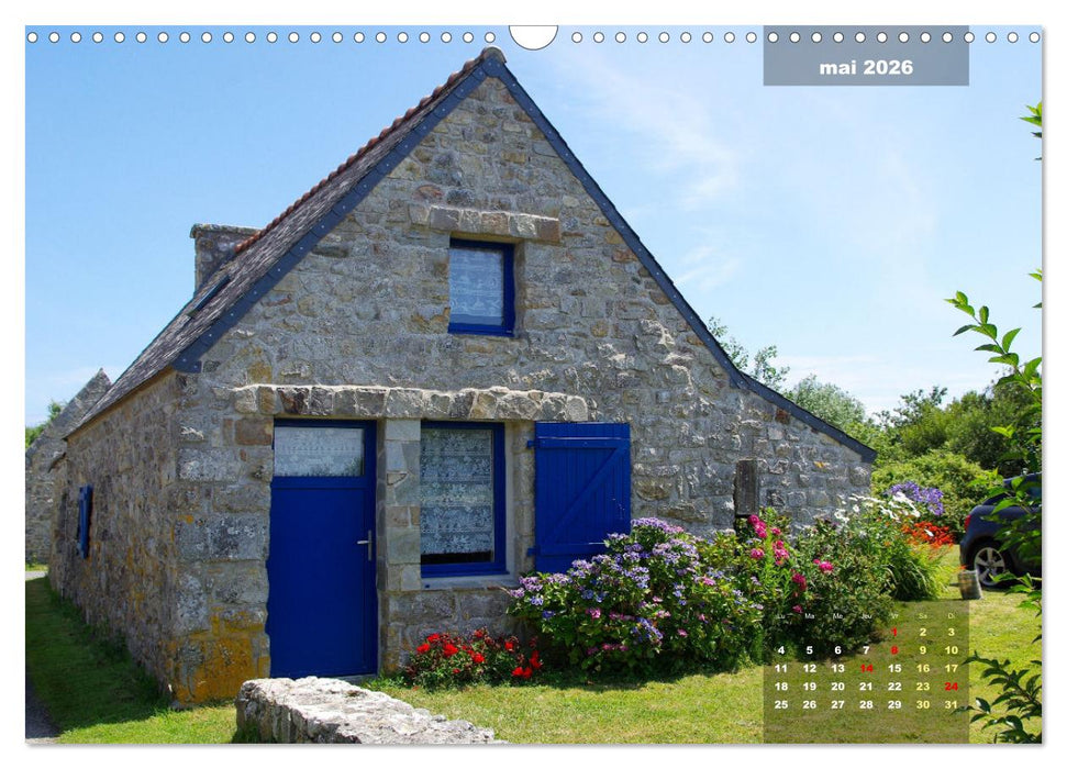 Bretagne Beaux sites du Finistère (CALVENDO Calendrier mensuel 2026)