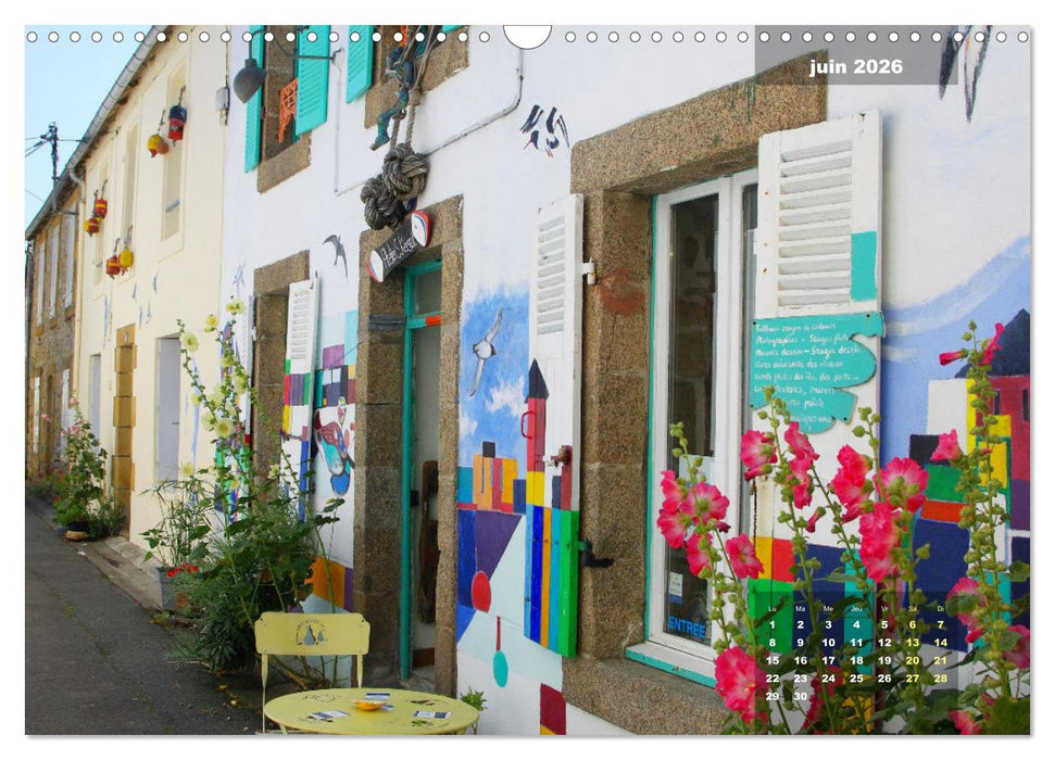 Bretagne Beaux sites du Finistère (CALVENDO Calendrier mensuel 2026)