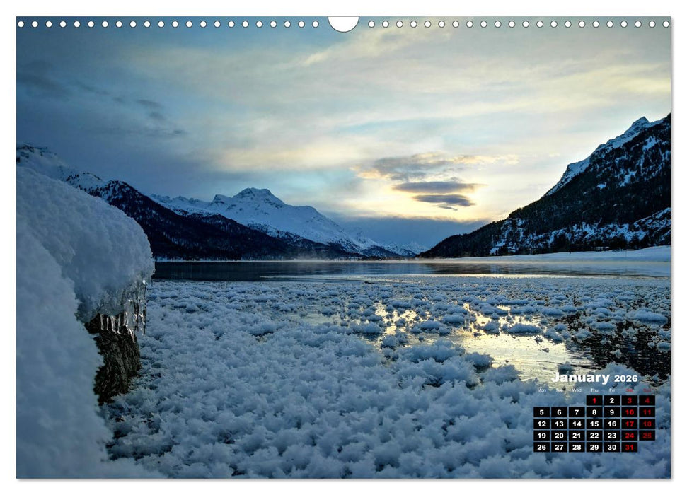 Engadine 2026 - Nature and landscapes (CALVENDO Monthly Calendar 2026)
