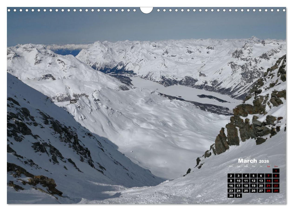 Engadine 2026 - Nature and landscapes (CALVENDO Monthly Calendar 2026)