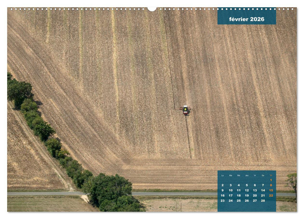 Le Berry secret, le Cher vu du ciel (CALVENDO Calendrier mensuel 2026)