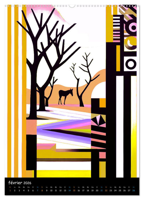 L'esprit africain (CALVENDO Calendrier supérieur 2026)