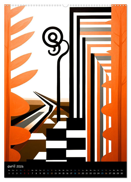 L'esprit africain (CALVENDO Calendrier supérieur 2026)