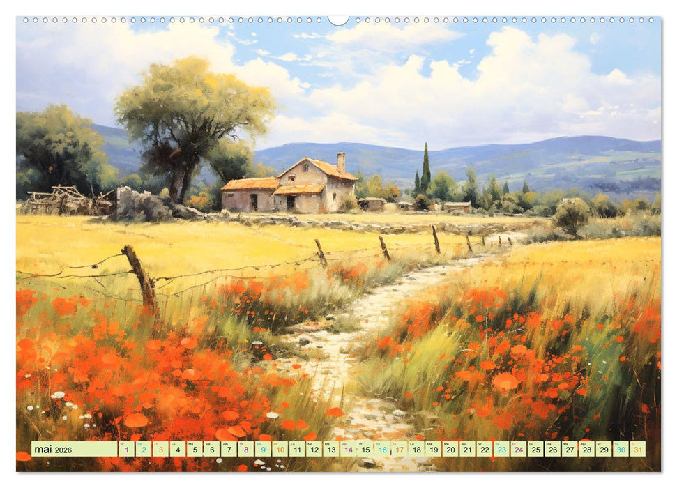 Une vie à la campagne (CALVENDO Calendrier supérieur 2026)