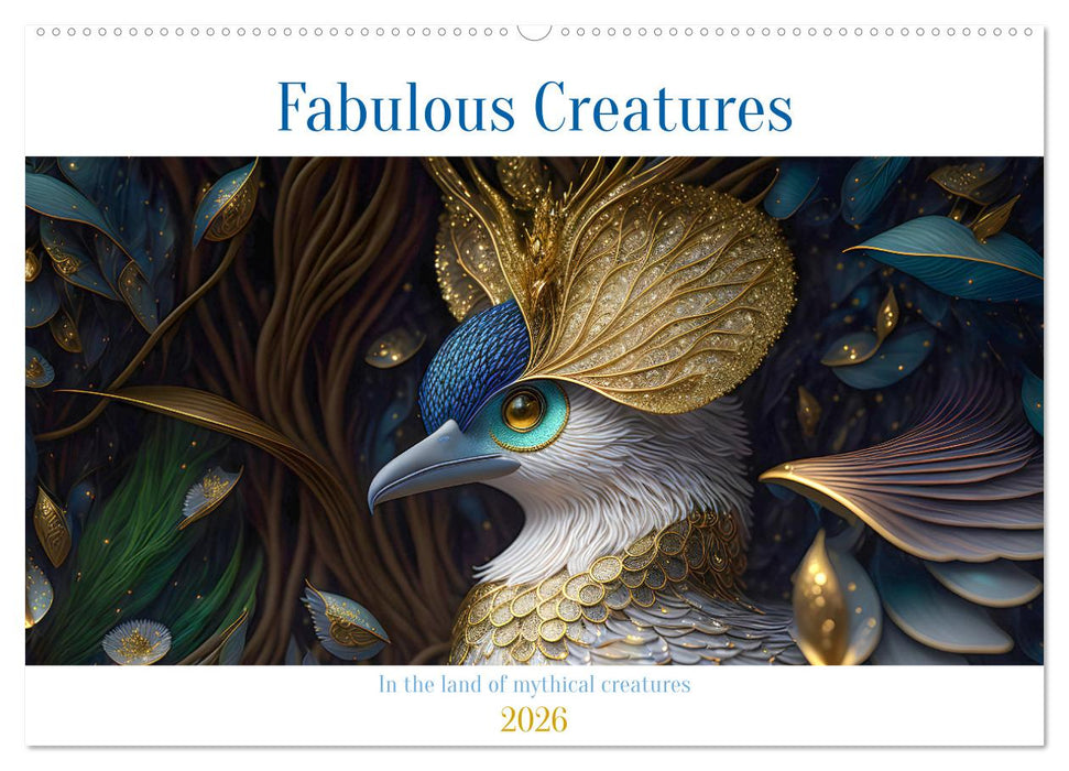 Fabulous creatures - In the land of mythical creatures (CALVENDO Monthly Calendar 2026)