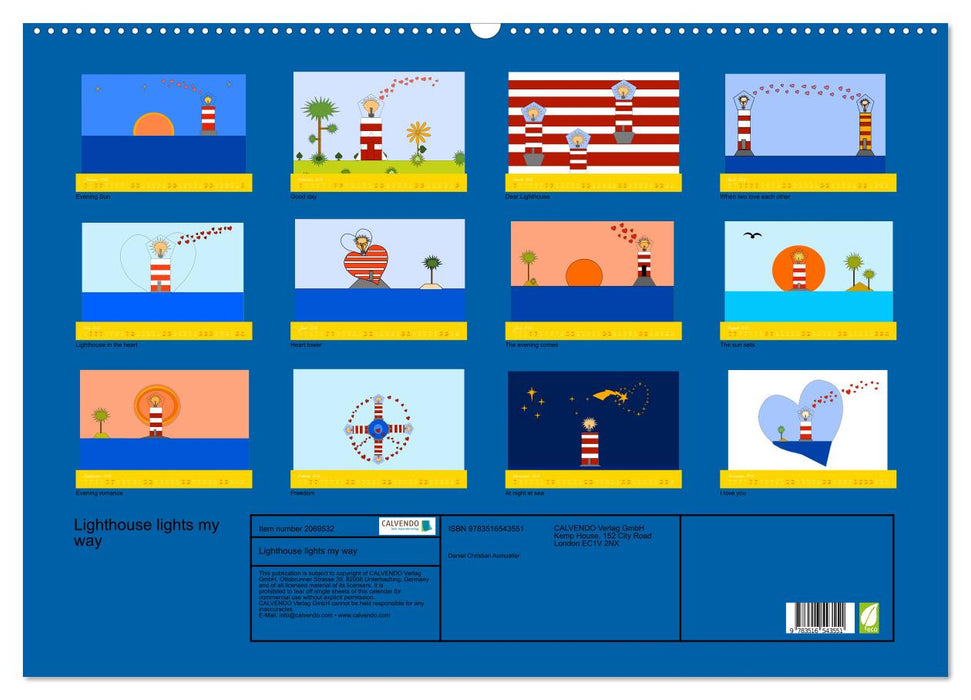 Lighthouse lights my way (CALVENDO Monthly Calendar 2026)