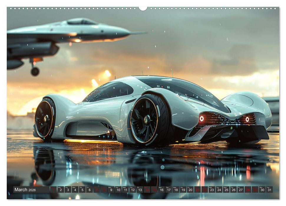 Fast, noble, elegant (CALVENDO Monthly Calendar 2026)