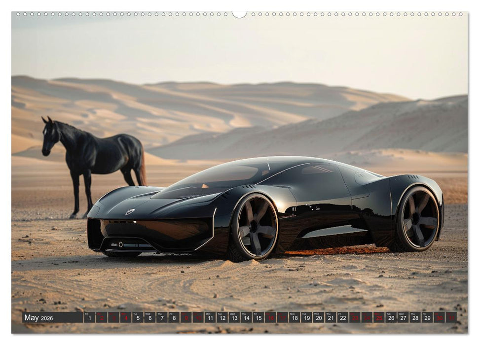 Fast, noble, elegant (CALVENDO Monthly Calendar 2026)