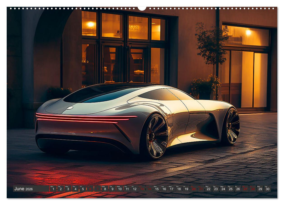 Fast, noble, elegant (CALVENDO Monthly Calendar 2026)