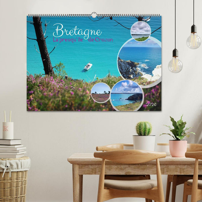 Bretagne La presqu'île de Crozon (CALVENDO Calendrier mensuel 2026)