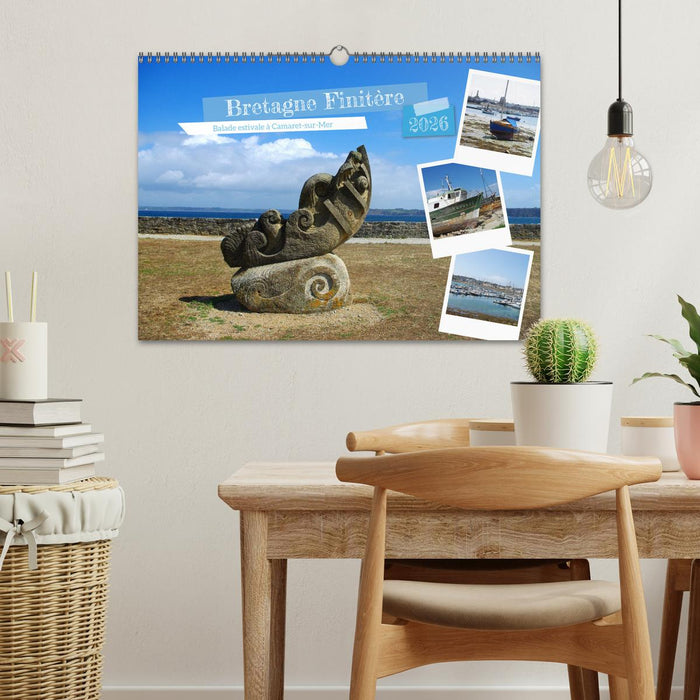 Bretagne Finistère balade estivale à Camaret-sur-Mer (CALVENDO Calendrier mensuel 2026)