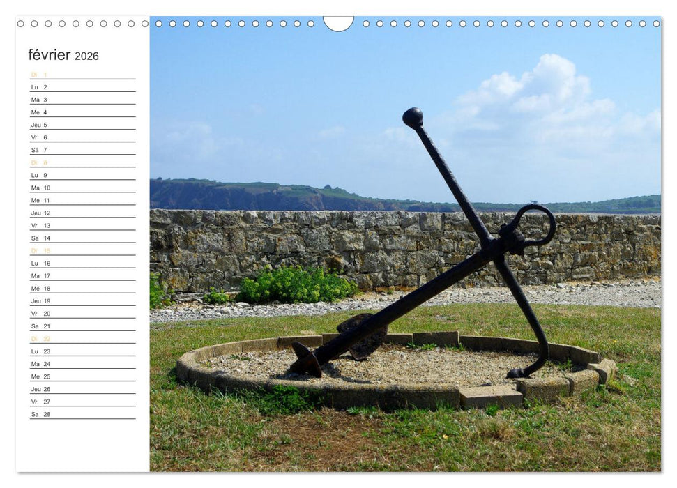 Bretagne Finistère balade estivale à Camaret-sur-Mer (CALVENDO Calendrier mensuel 2026)
