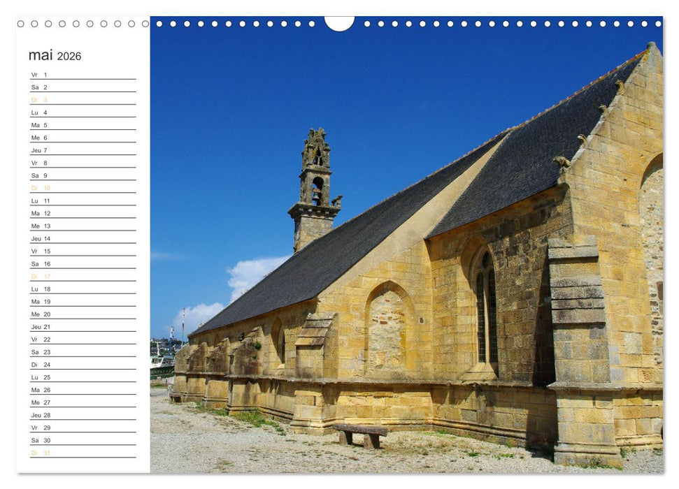 Bretagne Finistère balade estivale à Camaret-sur-Mer (CALVENDO Calendrier mensuel 2026)