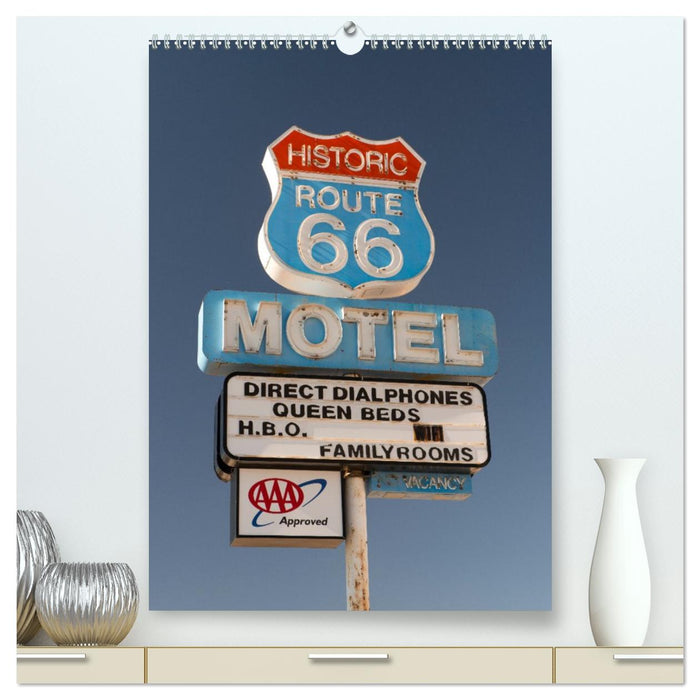 Historic Route 66 Motel (CALVENDO Premium-Calendar 2026)