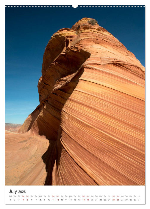 Paria Canyon The Wave (CALVENDO Premium-Calendar 2026)