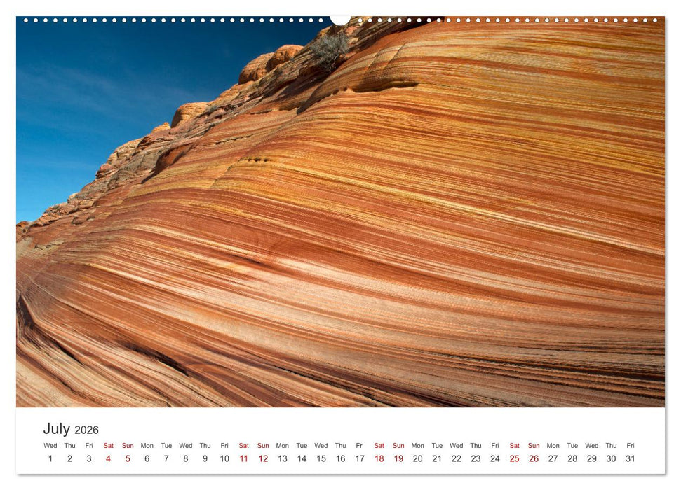 Paria Canyon The Wave (CALVENDO Premium-Calendar 2026)