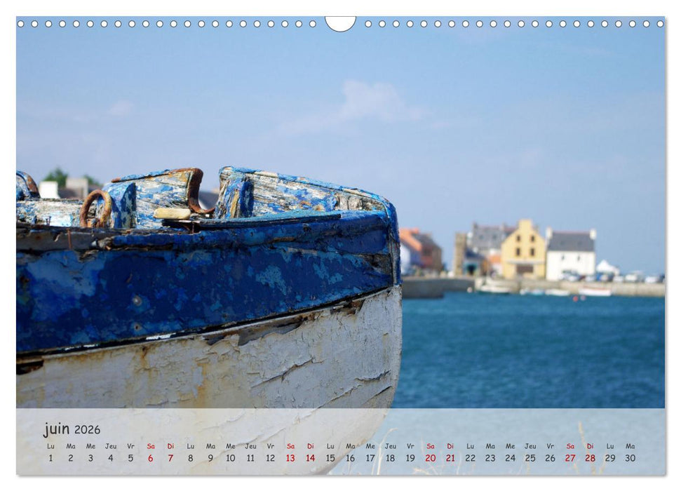 Bretagne Ambiance d'un cimetière à bateaux (CALVENDO Calendrier mensuel 2026)